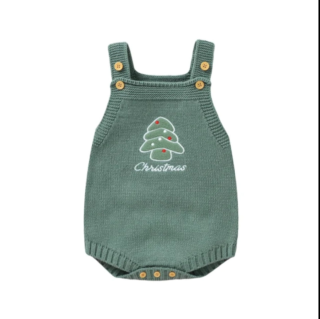 Christmas knit romper
