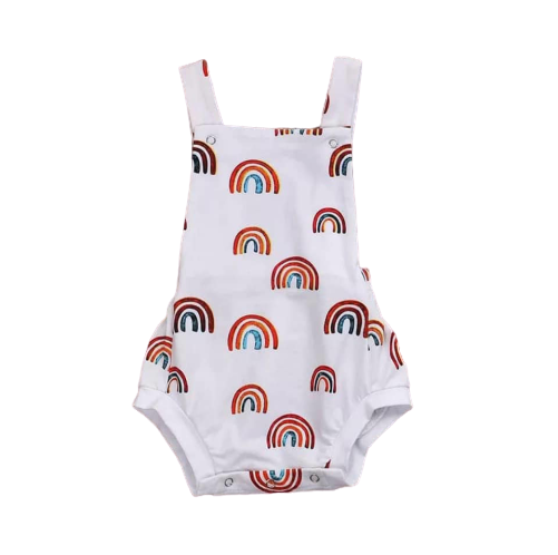Rainbow romper