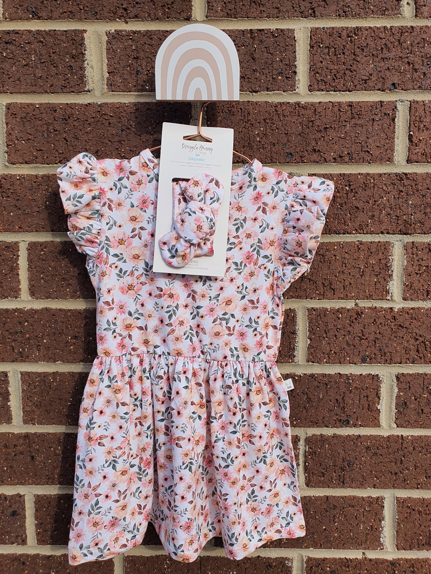 Spring Floral Dress & headband