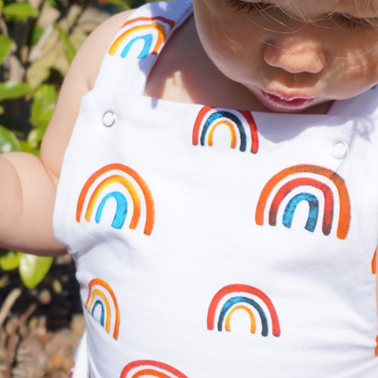 Rainbow romper