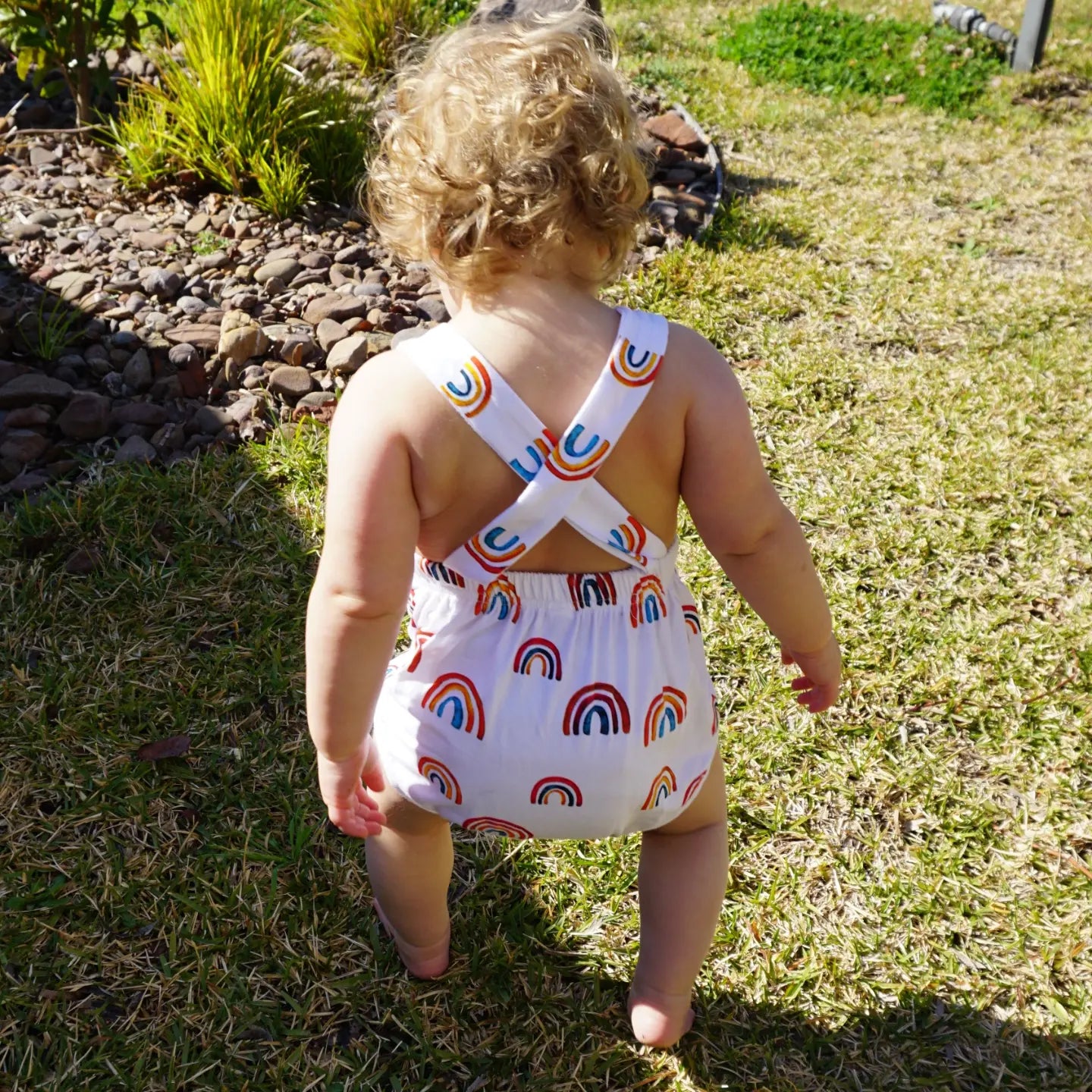 Rainbow romper