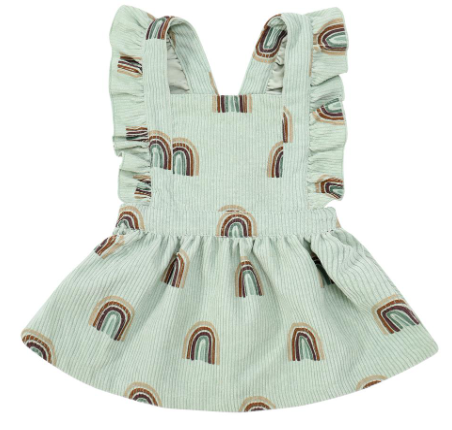 Rainbow Pinafore Dress