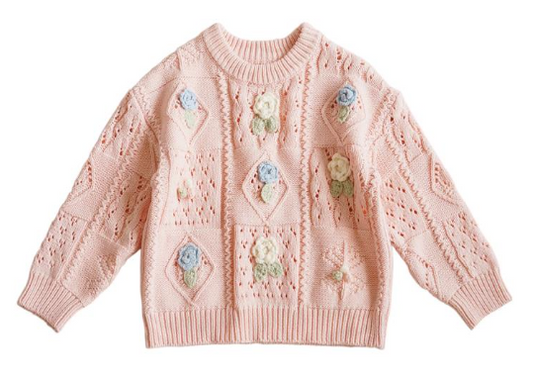 Floral Knitted Jumper