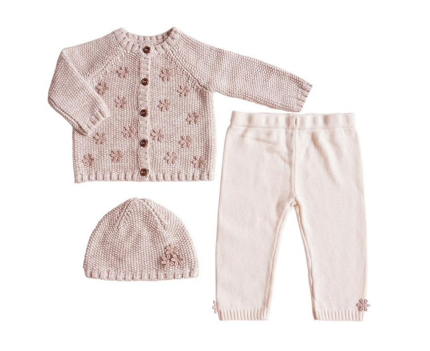 Knitted baby set