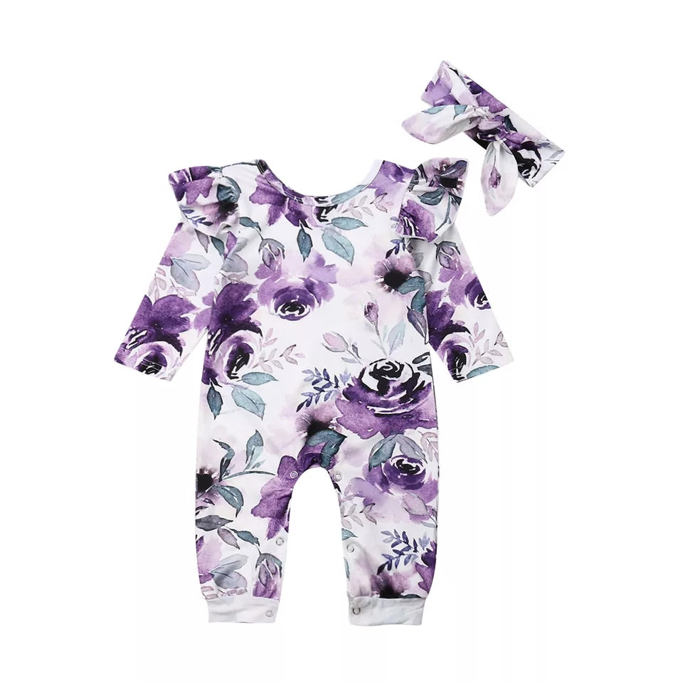 Floral jumpsuit set