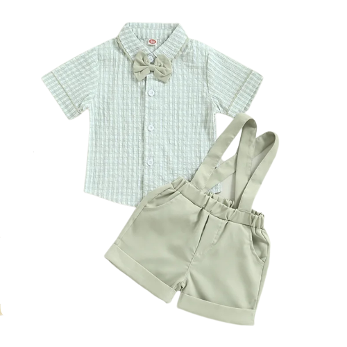 Logan Shirt and overall set