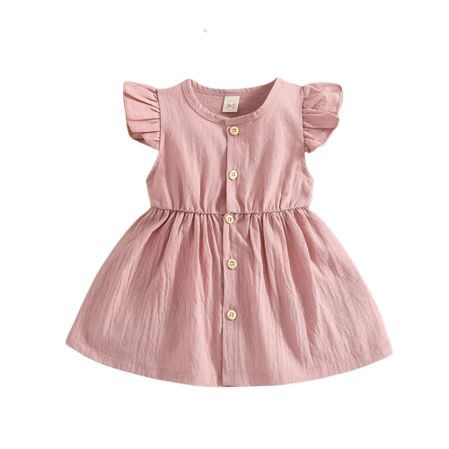 Linen dress and bow