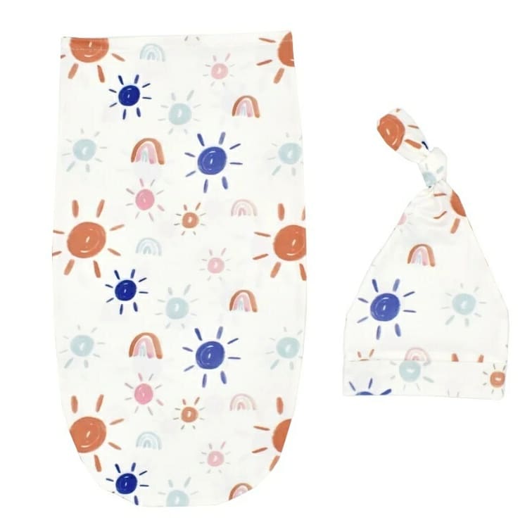 Swaddle & Beanie set