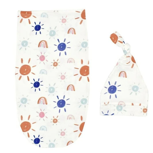Swaddle & Beanie set