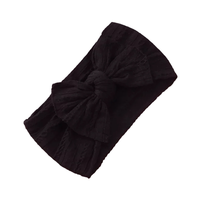 Textured topknot headwrap